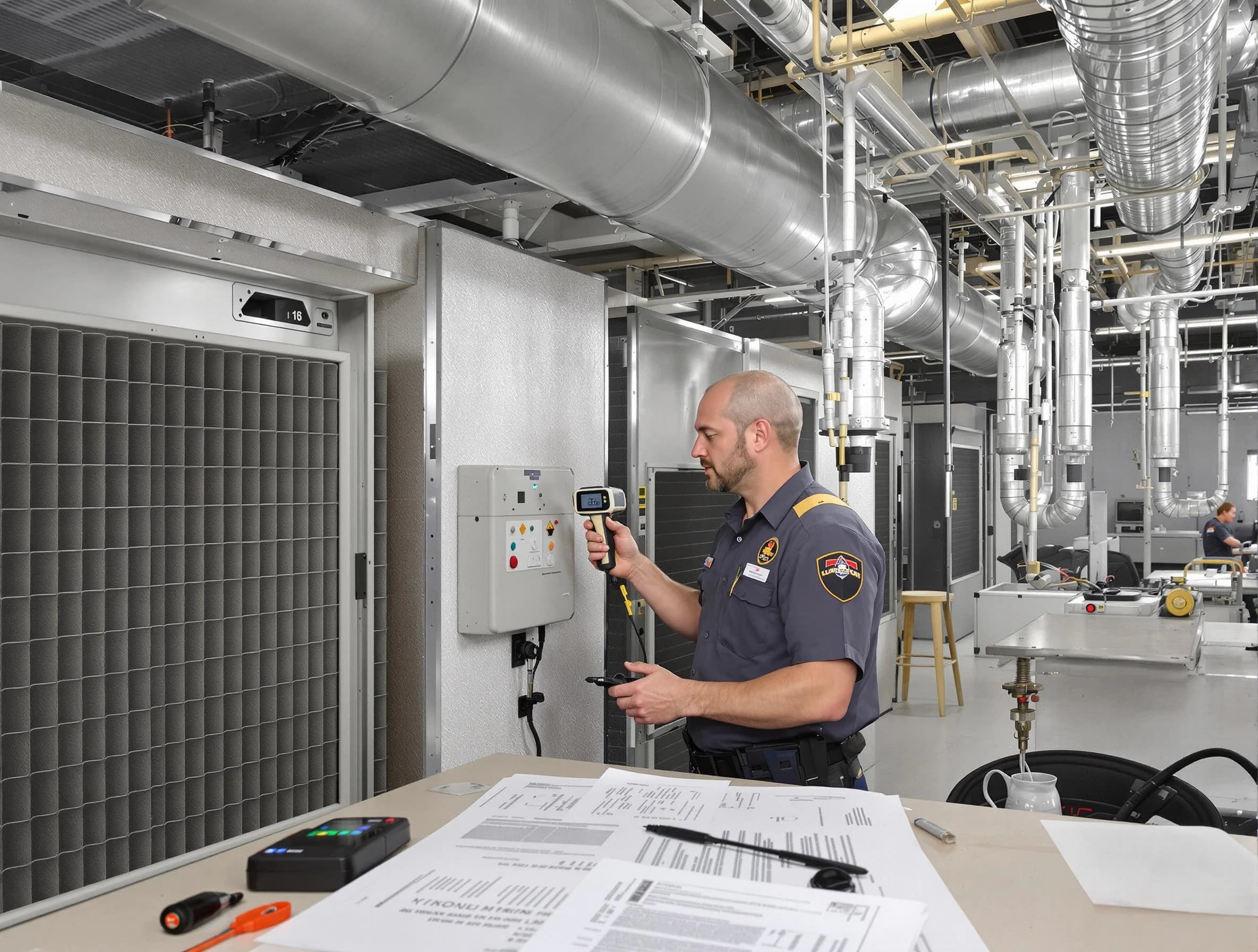 Professional filter system inspection by Bountiful Air Duct Cleaning in Bountiful