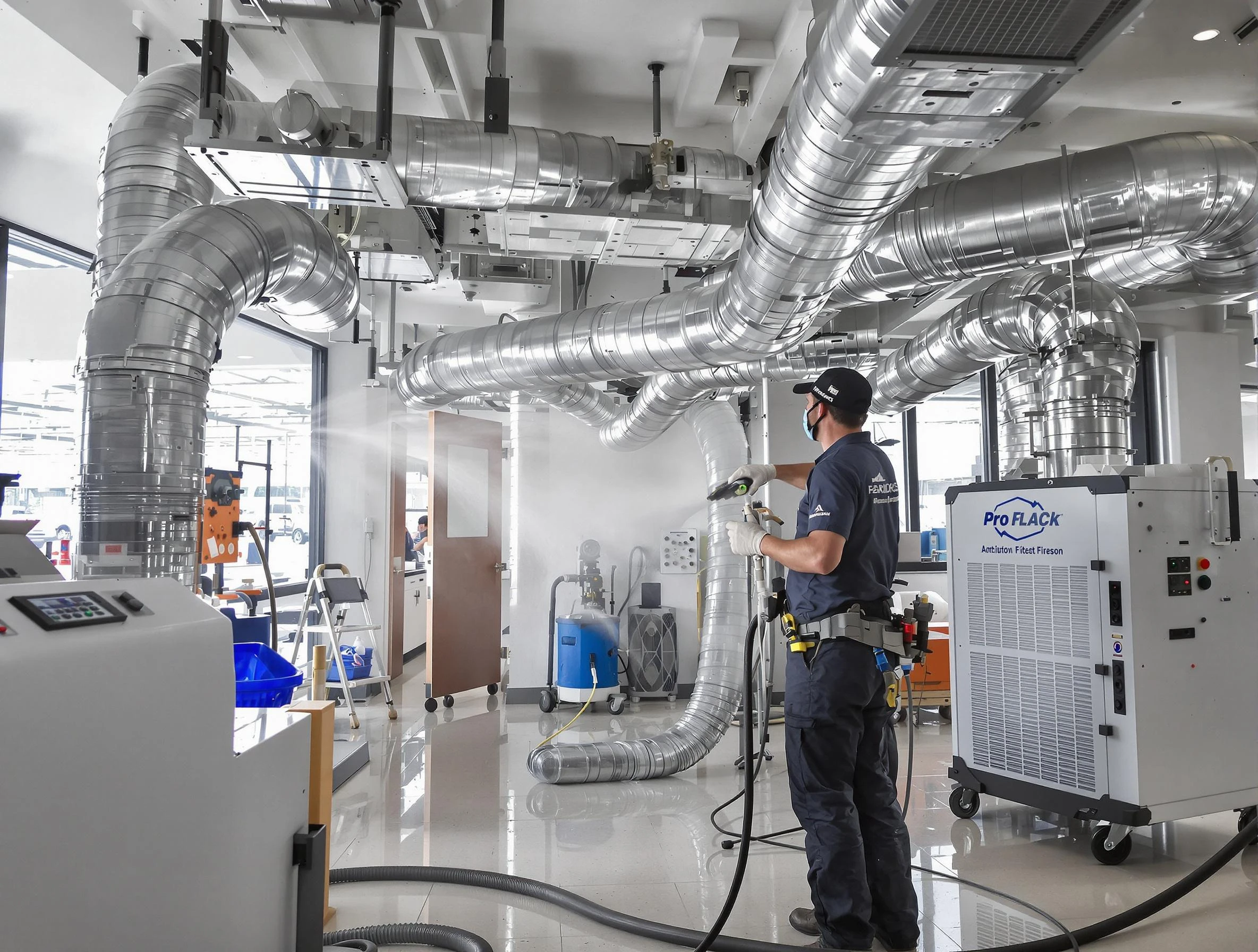 Negative Pressure Air Duct Cleaning in Bountiful