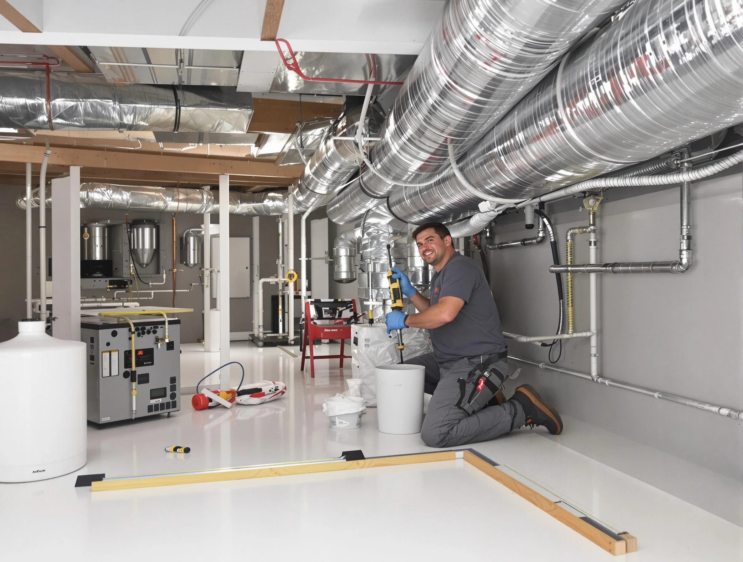 Professional duct sealing service by Bountiful Air Duct Cleaning in Bountiful