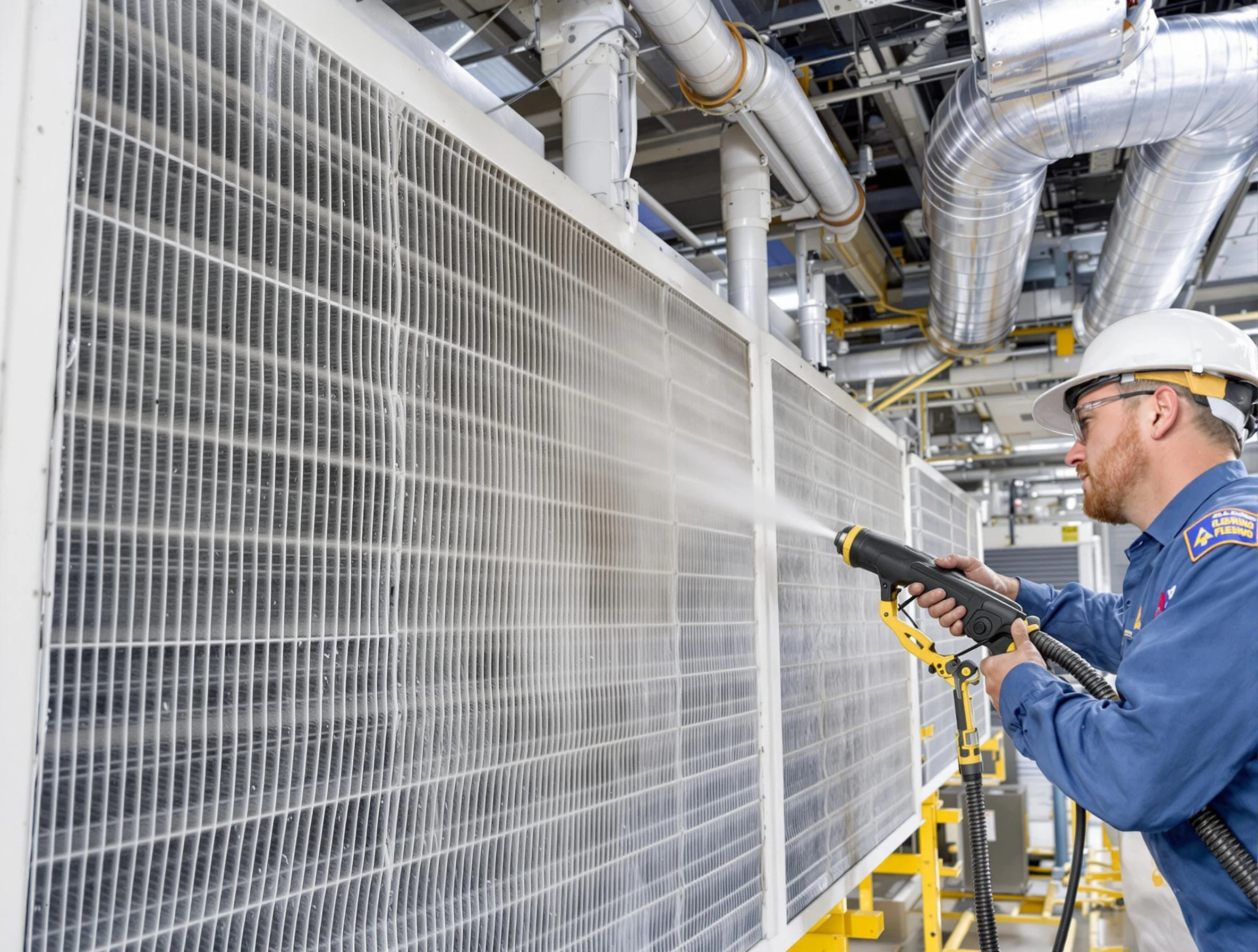 Professional commercial coil cleaning by Bountiful Air Duct Cleaning in Bountiful